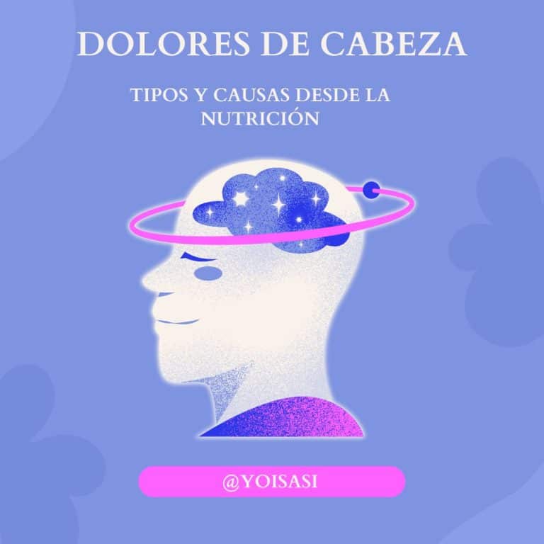 Dolores de Cabeza. Tipos y Causas desde la Nutrición